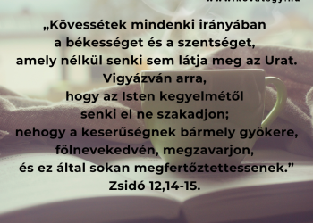 Hallod, látod, felméred, tudod, és teszed...