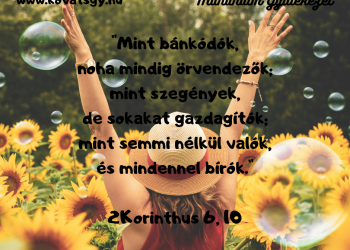 Köszönöm Uram. A Tiéd vagyok