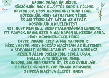 "Bizony ez az Isten A MI ISTENÜNK mindörökké, Ő vezet minket mindhalálig!" (Zsoltárok 48, 15.) 
