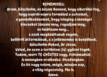 Ezt az életet nevezem én "kincsgyűjtő" életnek, ami a mennyei kincsekkel lesz teljes.