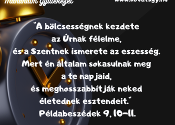 Hiszek abban, hogy értelemmel éljük 