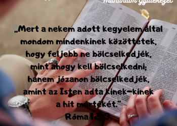 Isten adja a „hit mértékét”