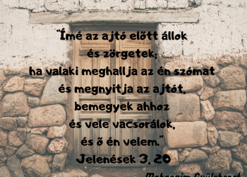 Köszönöm Uram, hogy tanulunk Tőled. 