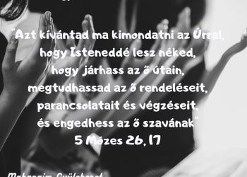 Kimondod: szövetséget kötsz Vele.