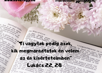 Köszönöm Uram, a Te végtelen szeretetedet.