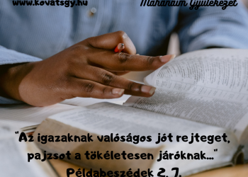 Köszönöm, ha te is imádkozol ezért... 