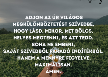 Van, amikor az Úr Jézus jelez